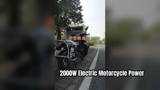 2000W Electric Motorcycle Urban Powerhouse